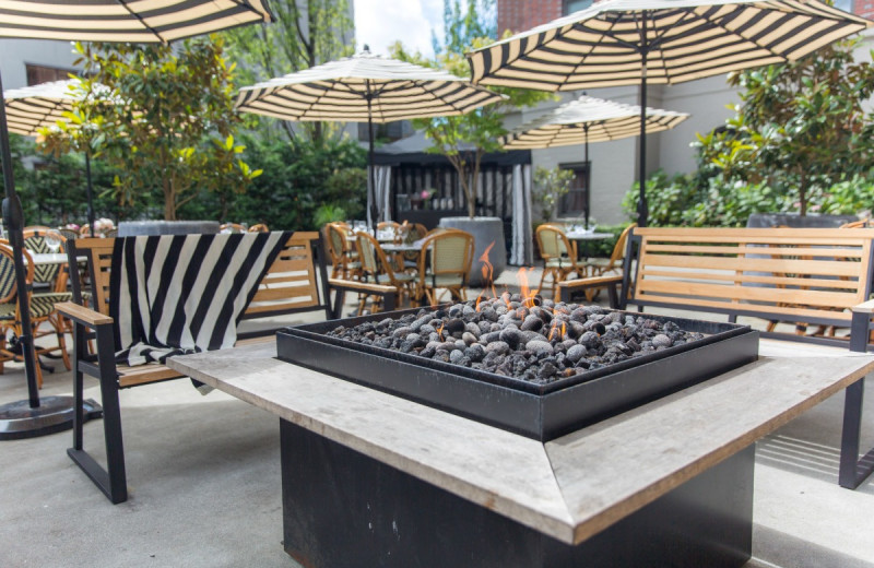 Patio at Hotel Sorrento.