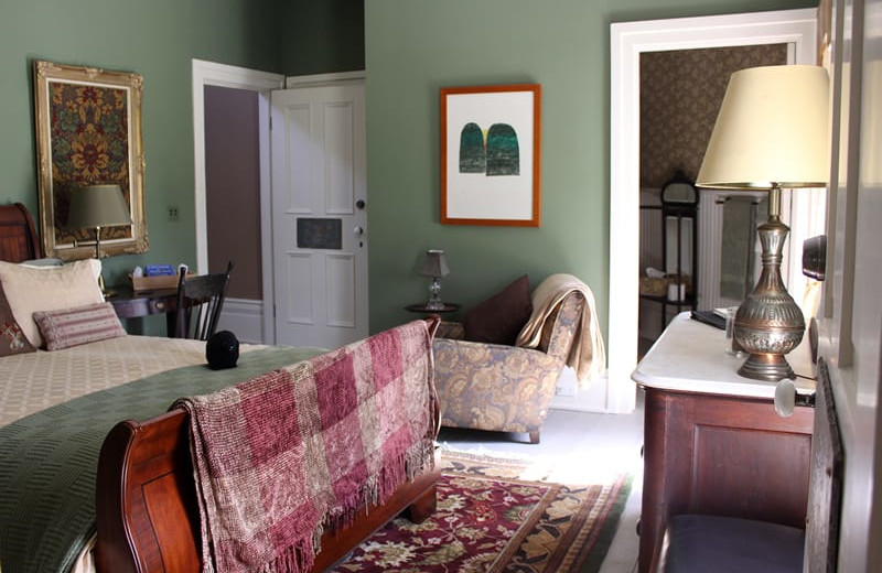 Guest room at Black Sheep Inn and Spa.