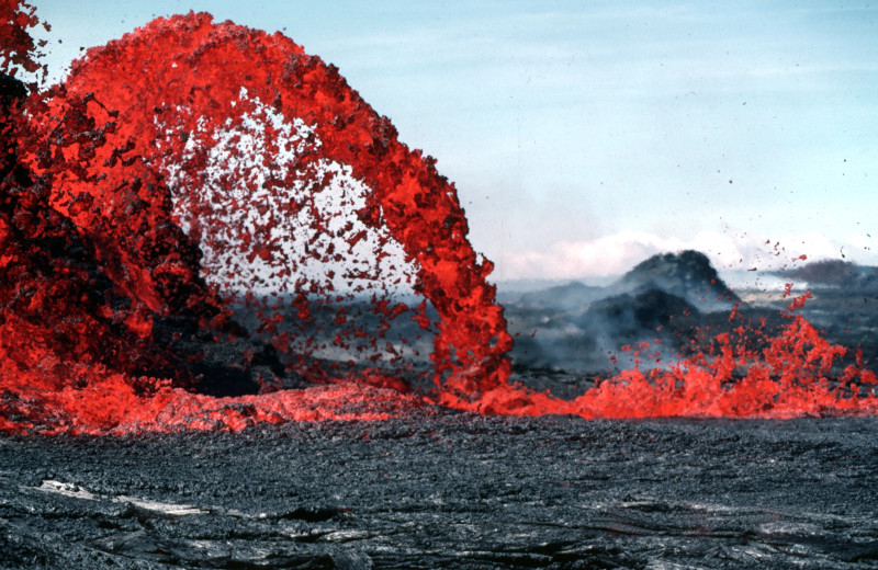 Lava flow at Hale 'Ohu Bed & Breakfast.