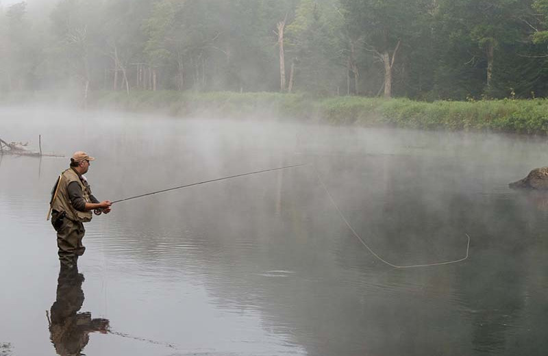 Fishing at Northwoods Inn.