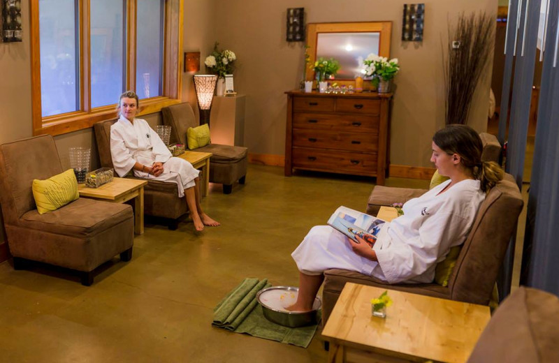 Spa at Island Lake Lodge.