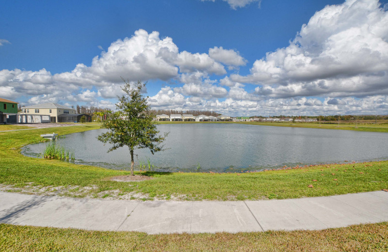 Lake view at Vacation Pool Homes.