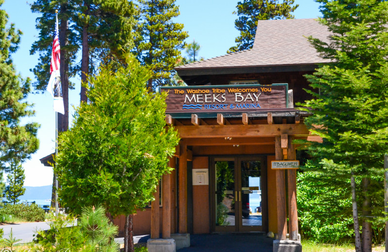 Exterior view of Meeks Bay Resort & Marina.