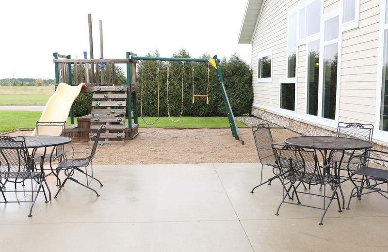 Patio at GrandStay Perham.