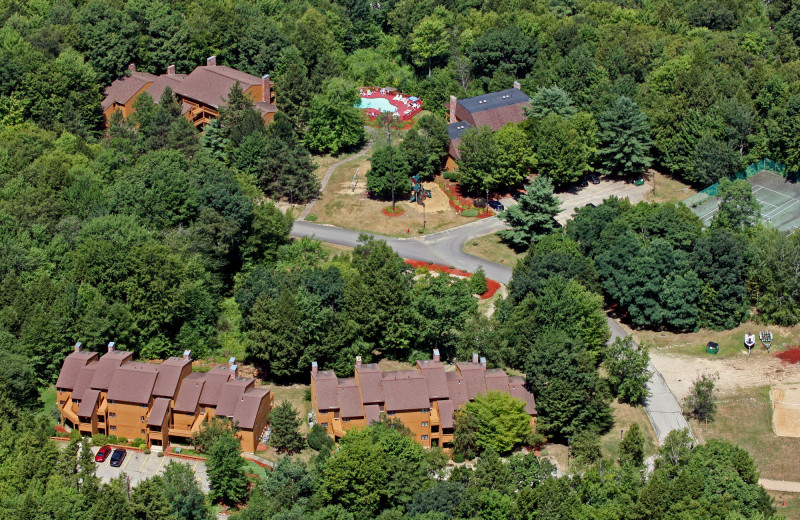 Aerial view of the Summit Resort.