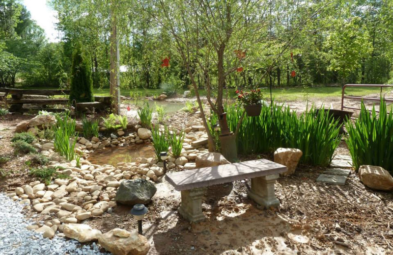 Garden at Mountain Rest Cabins and Campground.