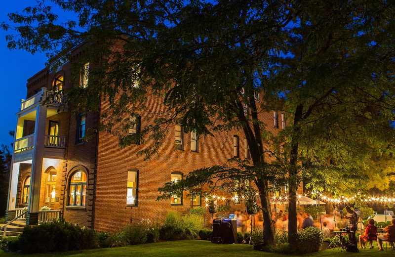 Exterior view of Balch Hotel.