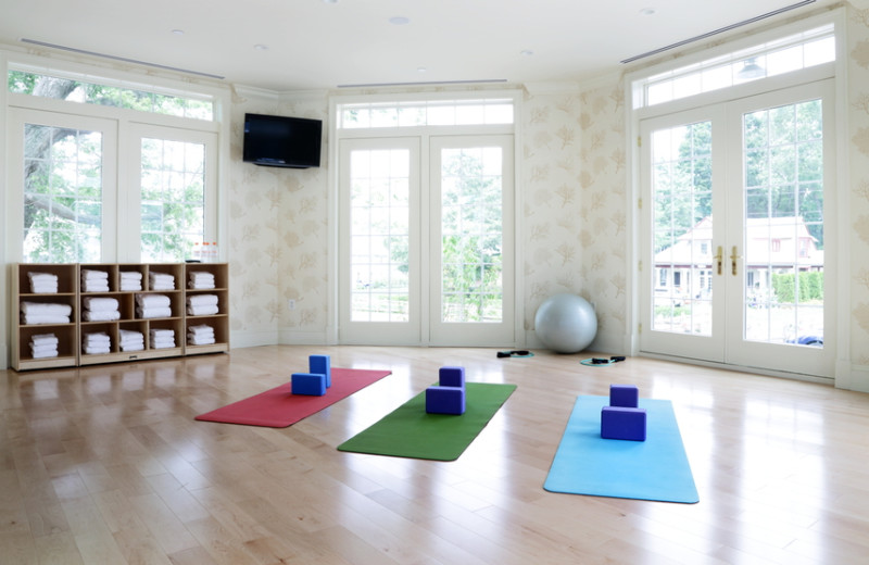 Fitness center at Madison Beach Hotel.