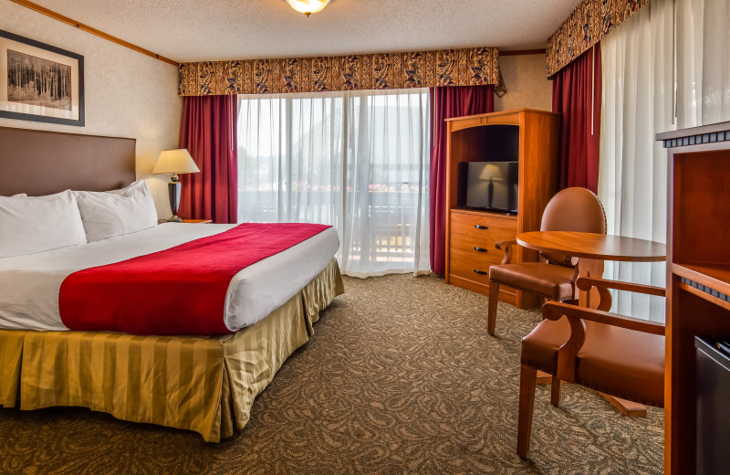 Guest room at Best Western Adirondack Inn.