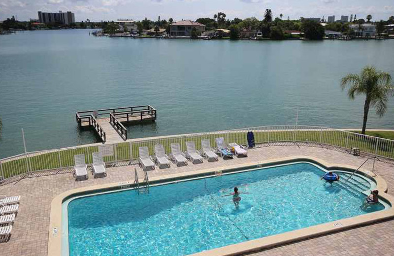 Rental pool at Teeming Vacation Rentals.