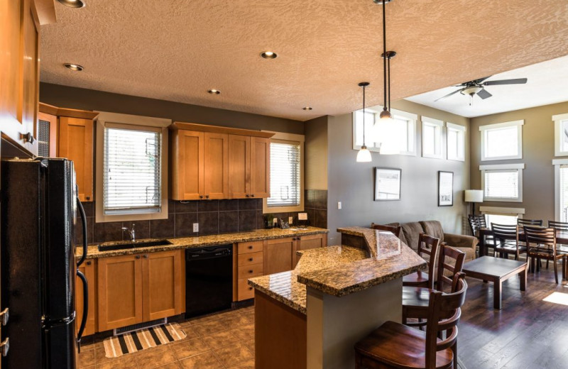 Guest kitchen at Sooke Harbour Resort & Marina.