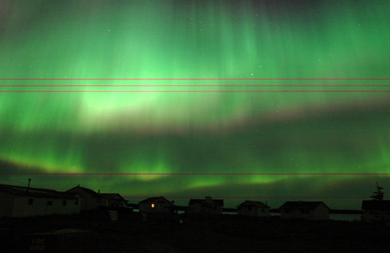 Aurora at Plummer's Arctic Fishing Lodges.