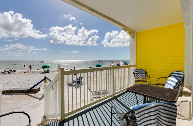 Balcony at Pierview Hotel & Suites.