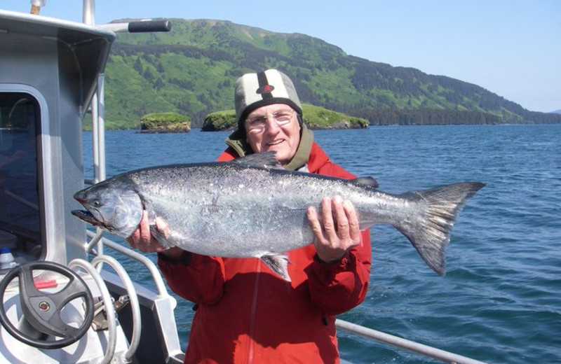 Fishing at Port Lions Lodge.