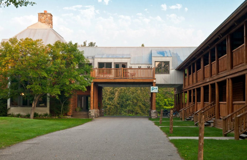 Exterior view of Drummond Island Resort.
