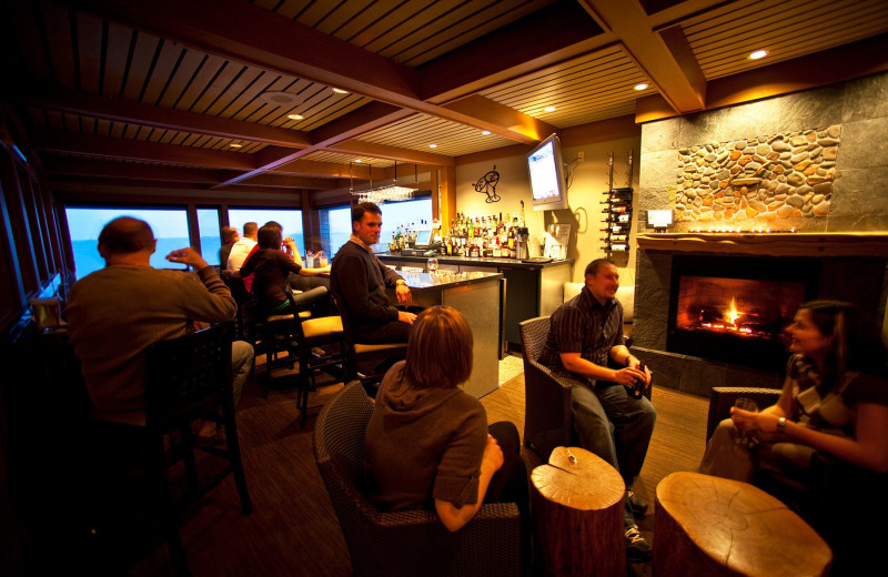 Dining at Bluefin Bay on Lake Superior.