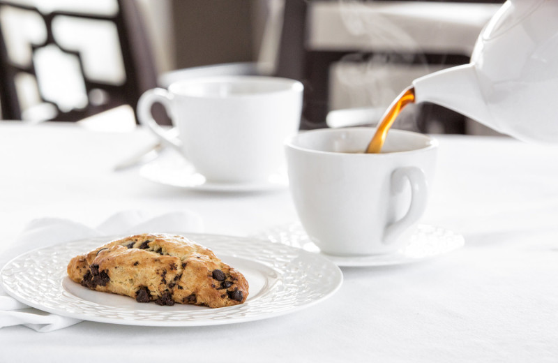 Scones at Boothbay Harbor Oceanside Golf Resort.