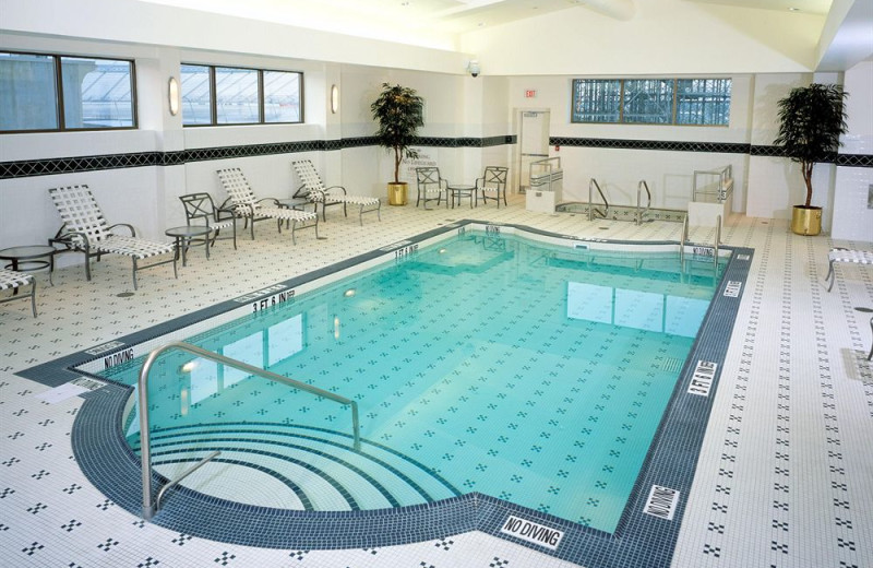 Indoor pool at Dover Downs Hotel & Casino.