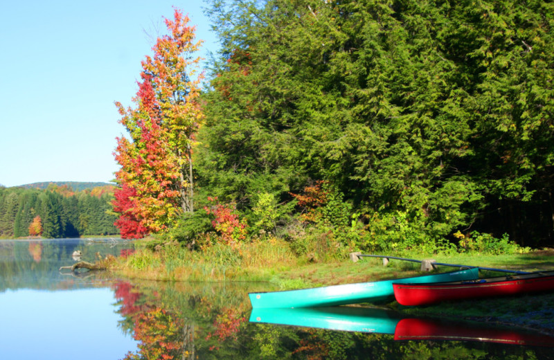 Paddling at Penn Wells Hotel & Lodge.