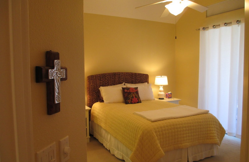 Rental bedroom at All Seasons Accommodations, Inc.