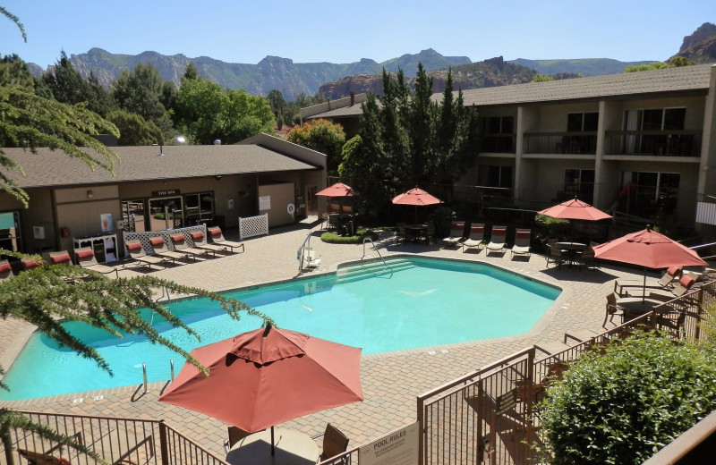 Outdoor pool at Villas At Poco Diablo.