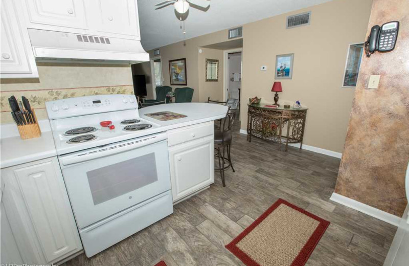 Kitchen at Holiday Isle Properties - Dolphin Point 103B.