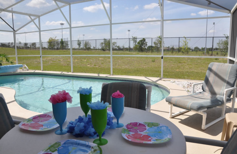 Rental pool at Sunkiss Villas.