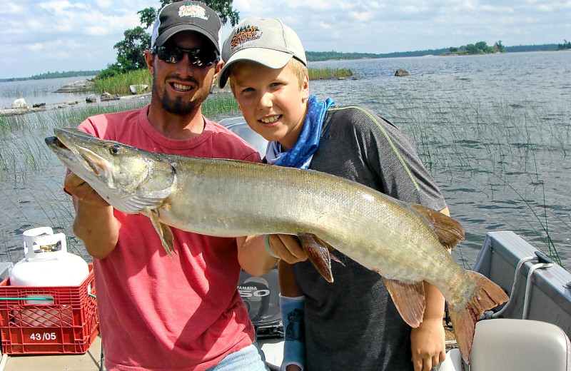 Fishing at Shady Roost Lodge.