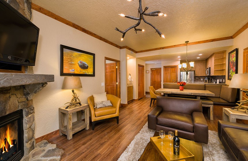 Guest living room at Westgate Park City Resort & Spa.