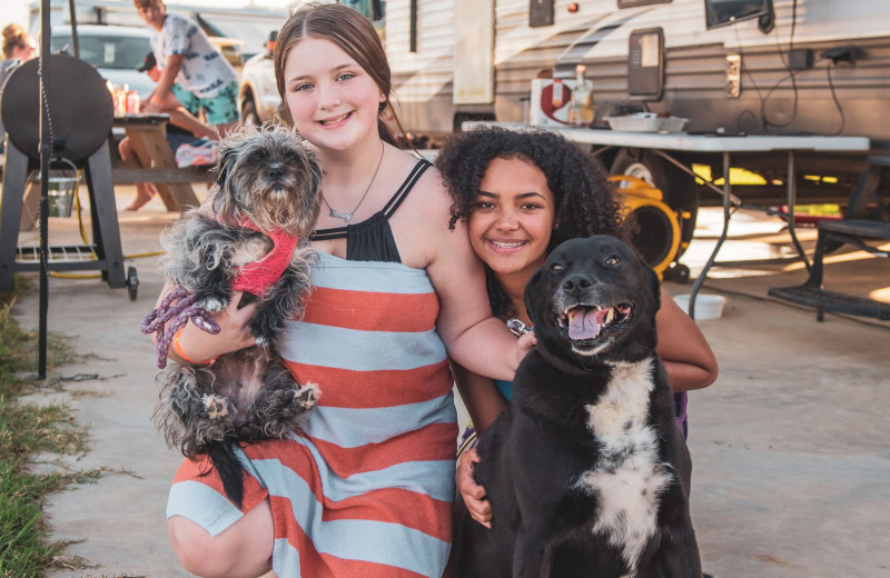 Pets welcome at Yogi Bear's Jellystone Park Wichita Falls.