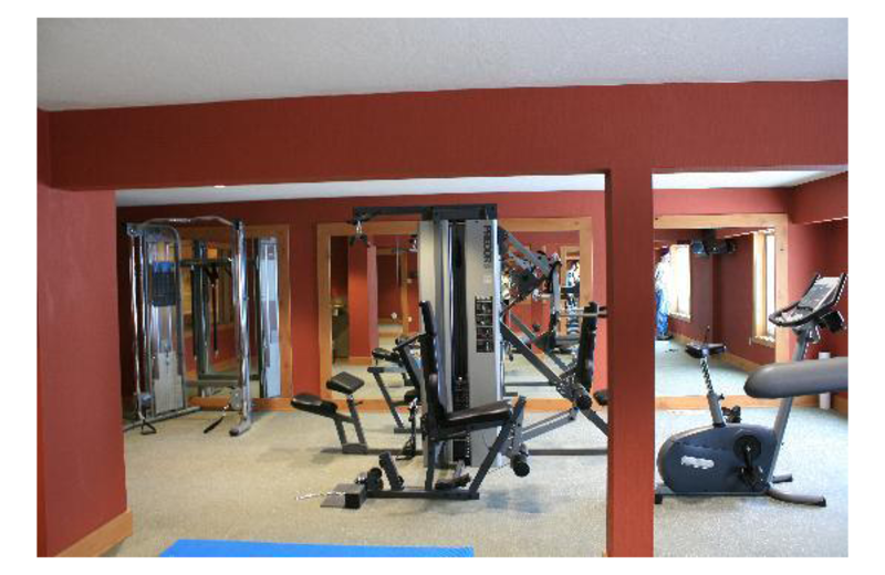 Fitness room at Grand Lodge at Brian Head.