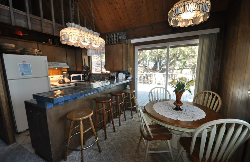 Rental kitchen at Yosemite Region Resorts.