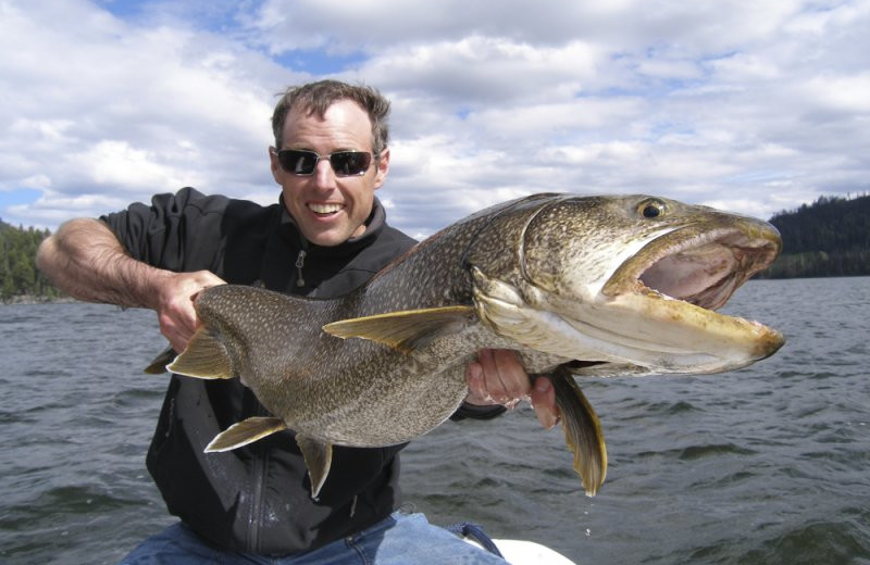 Fishing at Omineca Wilderness Adventures.