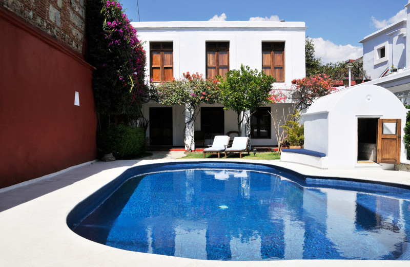 Outdoor pool at Casa Oaxaca.