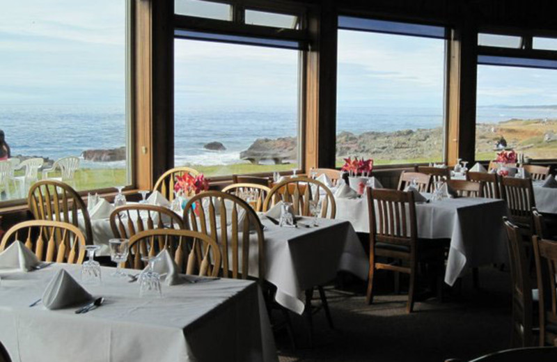 Dining area at Adobe Resort.