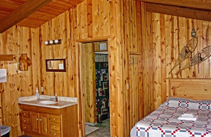 Guest room at The Alaska Adventure Company.