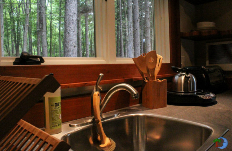 Guest kitchen sink at Blue Moon Rising.