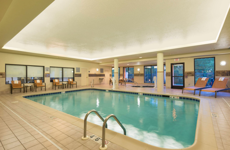 Indoor pool at Courtyard Traverse City.