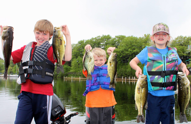 Fishing at Cragun's Resort and Hotel on Gull Lake.