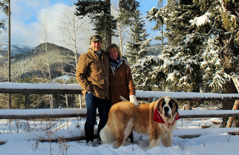 Pets welcome at Bear Creek Ranch.