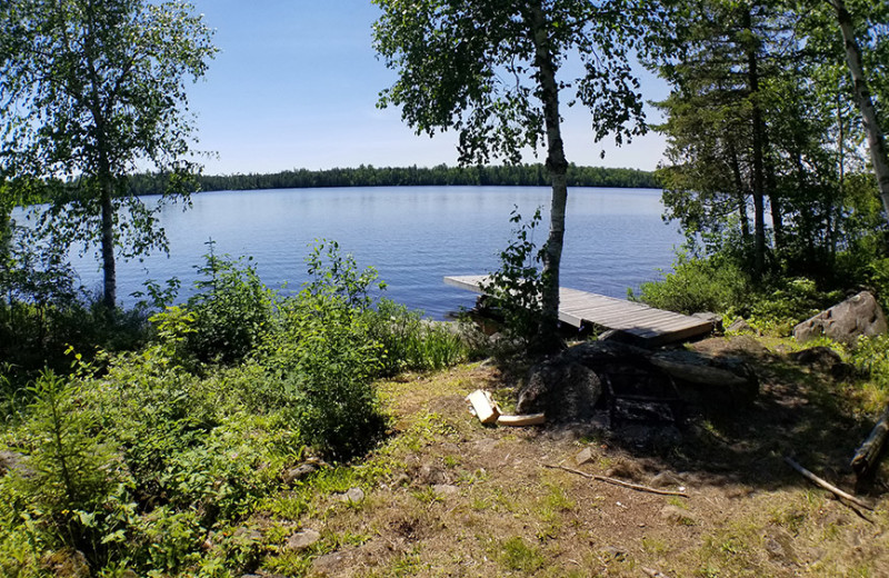 Lake view at Nor'Wester Lodge 