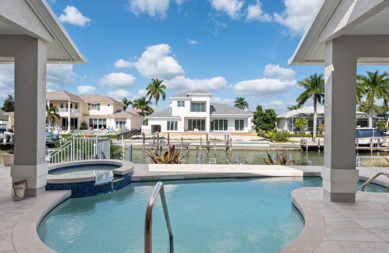 Rental pool at Marco Escapes.