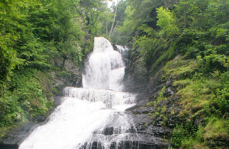 Waterfall at Deerfield Spa.