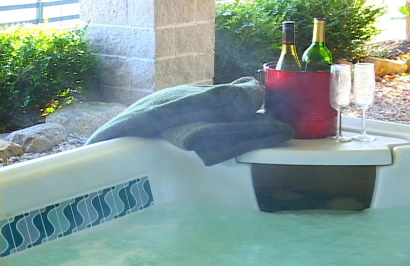 Hot tub at The Vagabond Inn.