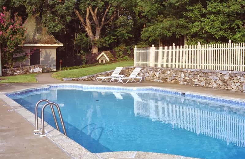 Outdoor pool at Inn at Vaucluse Spring.