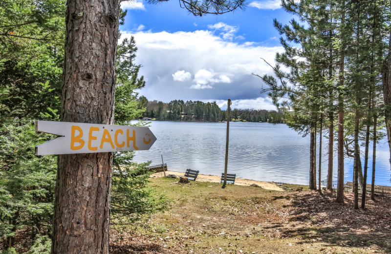 Rental beach at Hiller Vacation Homes.