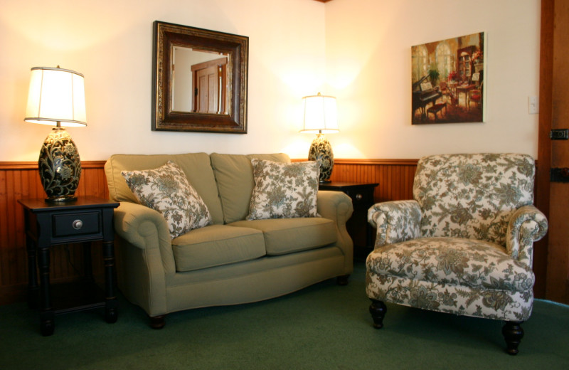 Guest room interior at Main Street Bed & Breakfast.