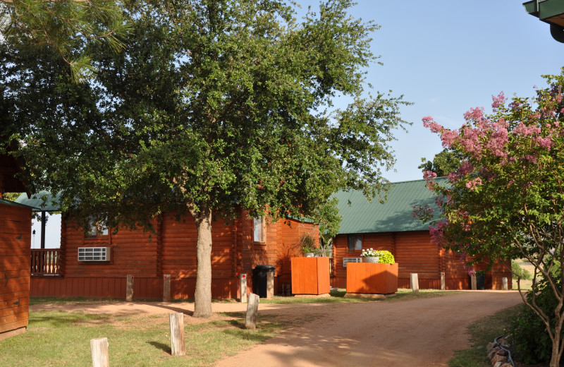 Cabins at Willow Point Resort.