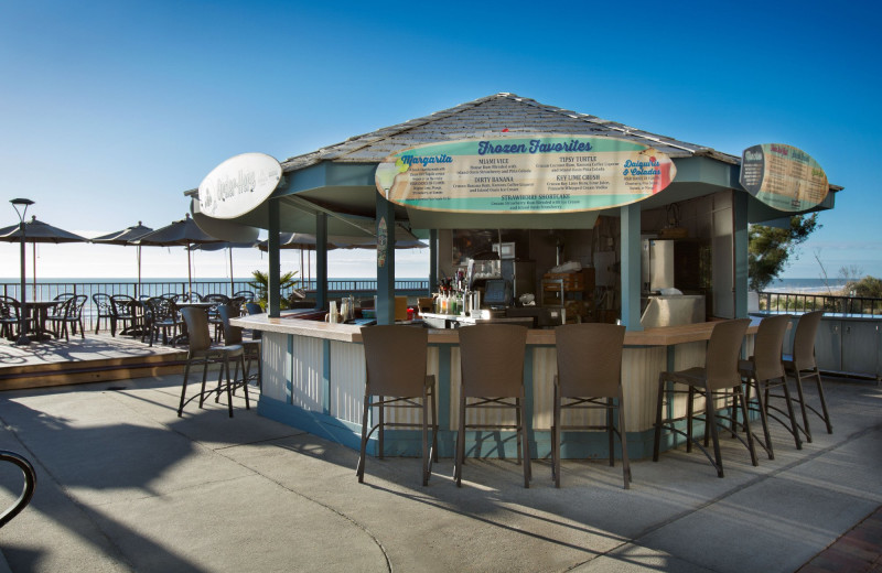 Tiki bar at Compass Cove Resort.