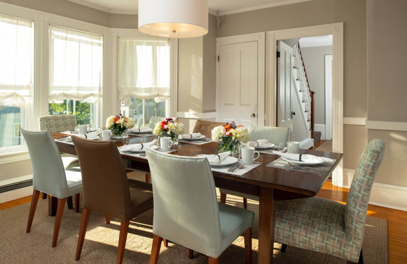 Dining room at The Inn at English Meadows.